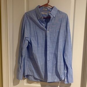 Light Blue Button-Down Casual Shirt - Men